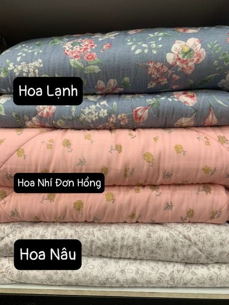  Bedding Bộ Micro Moda Hoa Nâu 