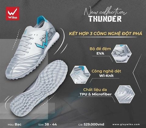 Giày Wila Thunder Màu Bạc