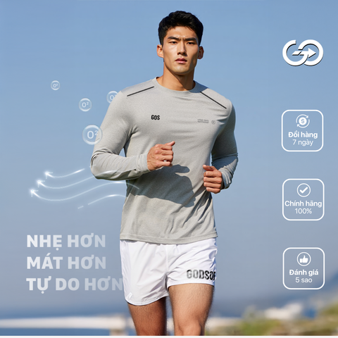  Áo thể thao dài tay GOS FreeForm S21 
