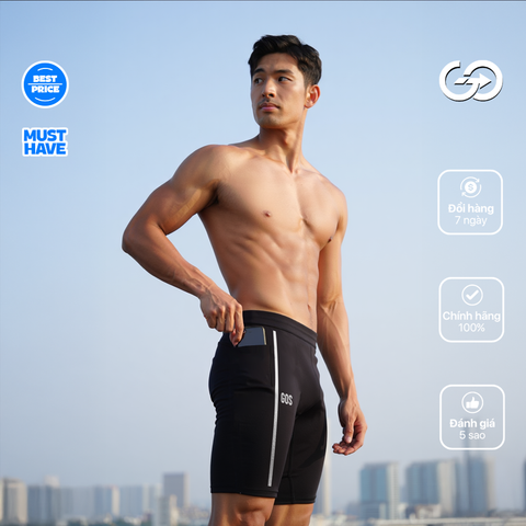  Quần thể thao chạy bộ nam nữ GOS Legging UltraRun S19 