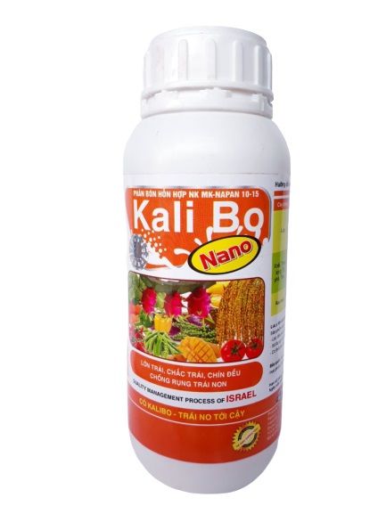  Phân Bón Kali Bo Nano (500ml) Giúp Chống Rụng Trái Non, Lớn Trái, Chắc Trái, Chín Đều 