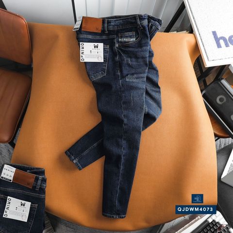  Jean Slim Trơn D.Blue QJDWM4073 
