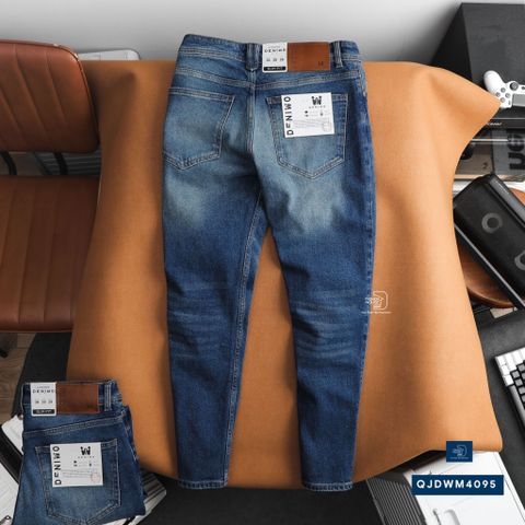  Jean Slim Trơn Dark Blue QJDWM4095 