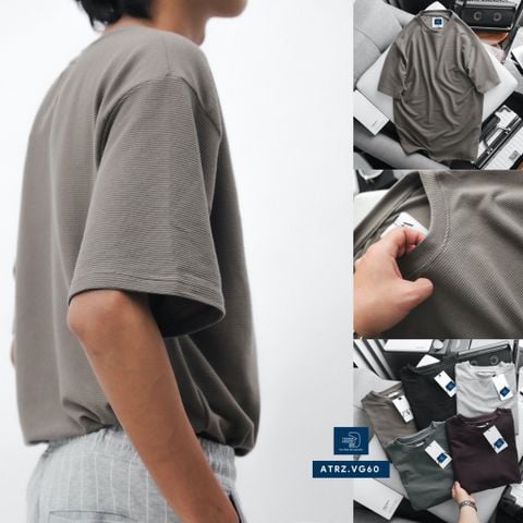  Áo Thun Gân Form Relax ATZR.VG60 