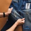 Quần Jean Slim Rách Dark Blue QJDWM4094