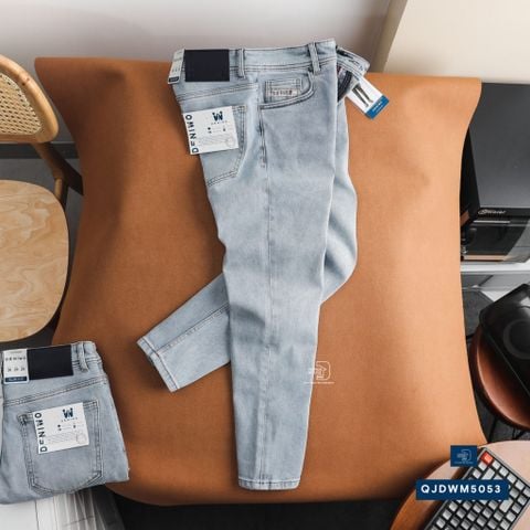  Jean Slim Trơn Light Blue QJDWM5053 
