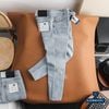 Jean Slim Trơn Light Blue QJDWM5053