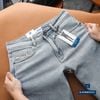 Jean Slim Trơn Light Blue QJDWM5053