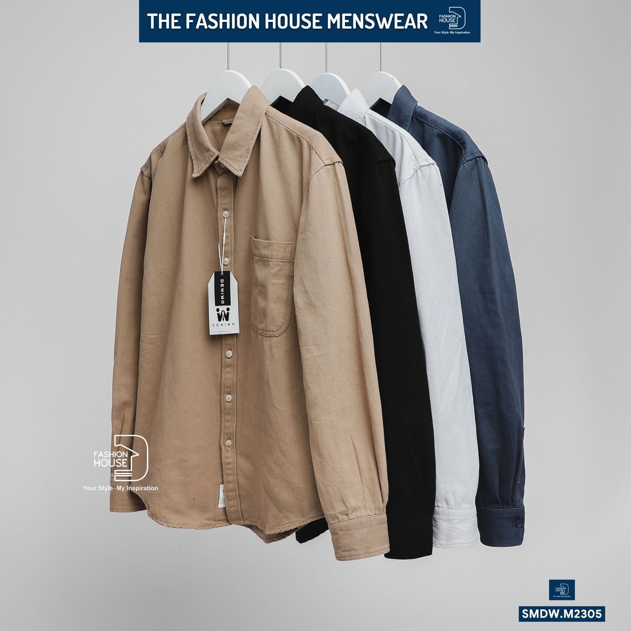 Sơ Mi Dài Tay KaKi SMDW.M2305