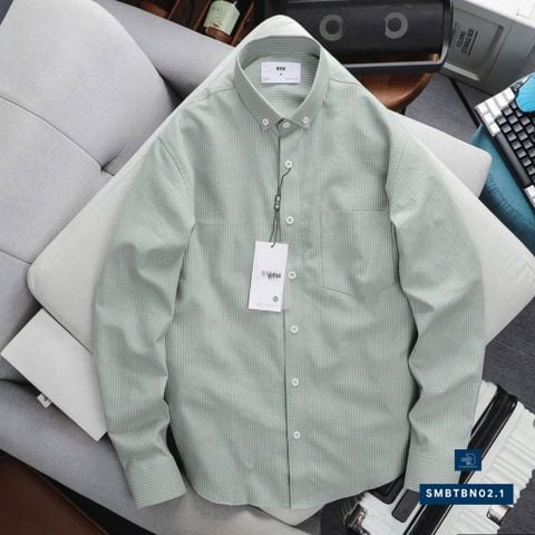 Sơ Mi Dài Tay Sọc Oxford SMBTBN02