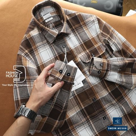  Sơ Mi Caro Dạ Flannel SMDW.M2308 