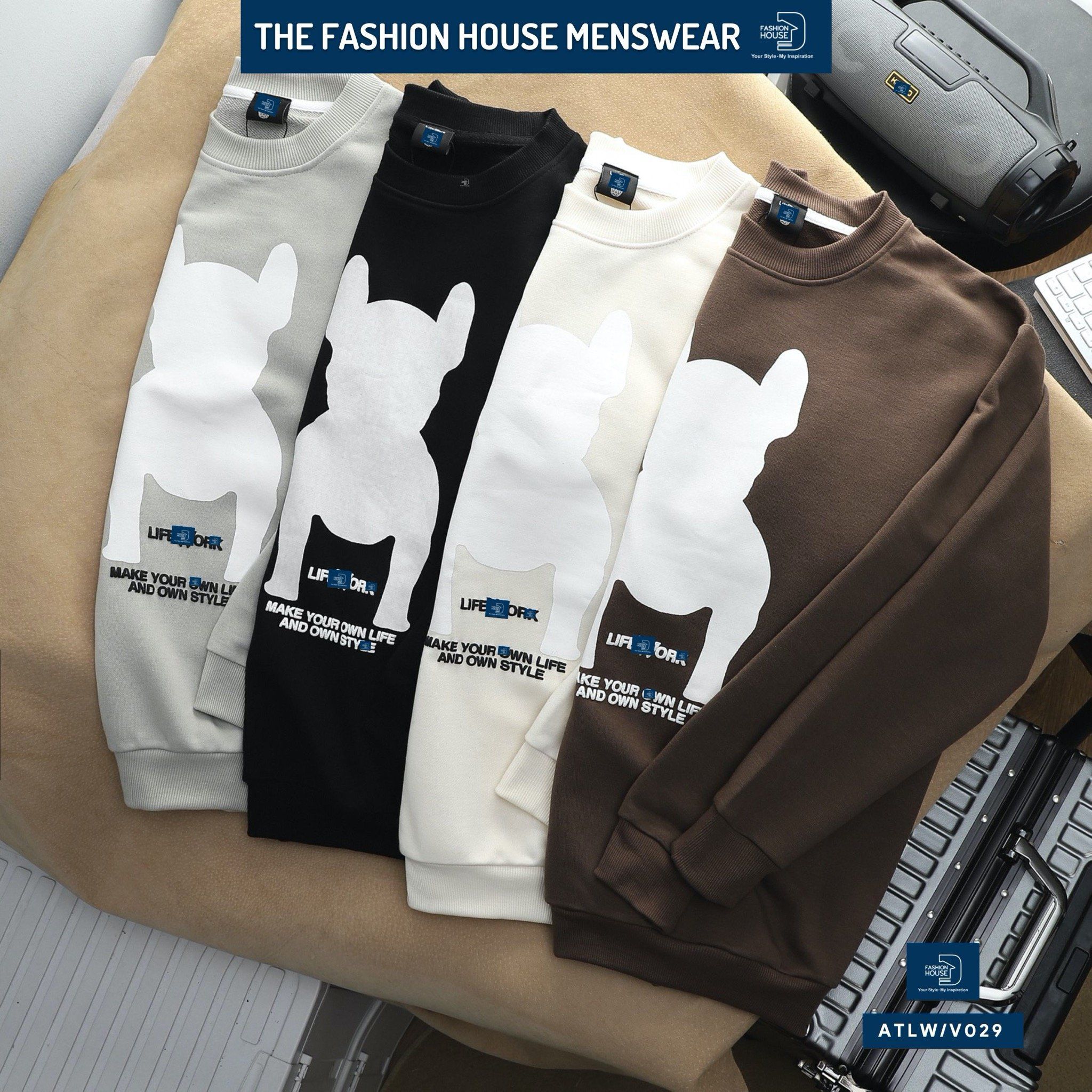 Sweatshirt Nỉ In Phồng ATLW.V029
