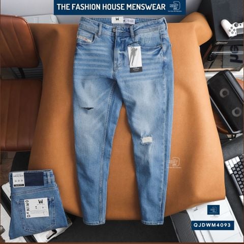 Jean Slim Rách Blue QJDWM4093 