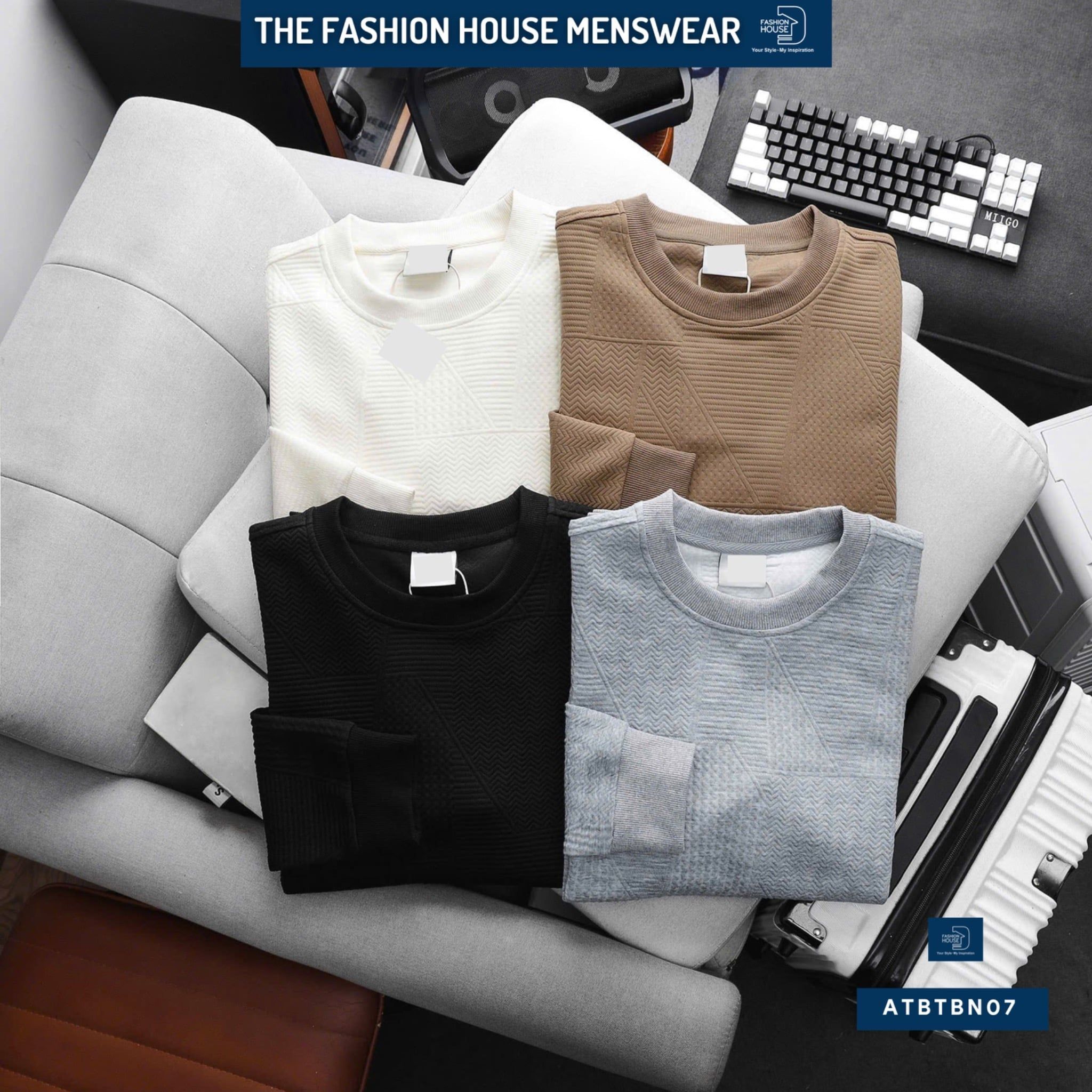 Áo Thun Tay Dài Nỉ Xốp ATBTBN07