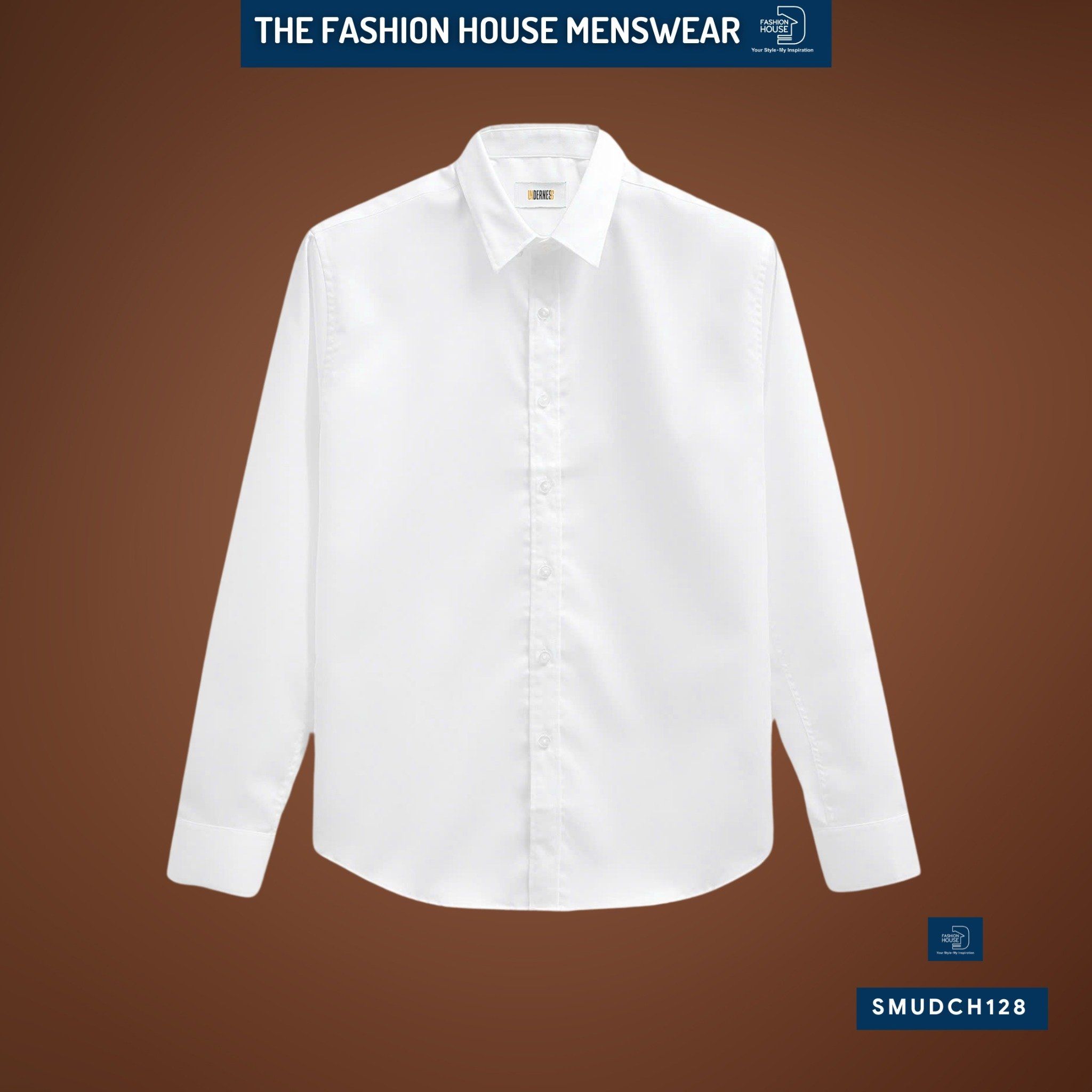 Sơ Mi Trắng Cổ Đức Slim SMUDCH128