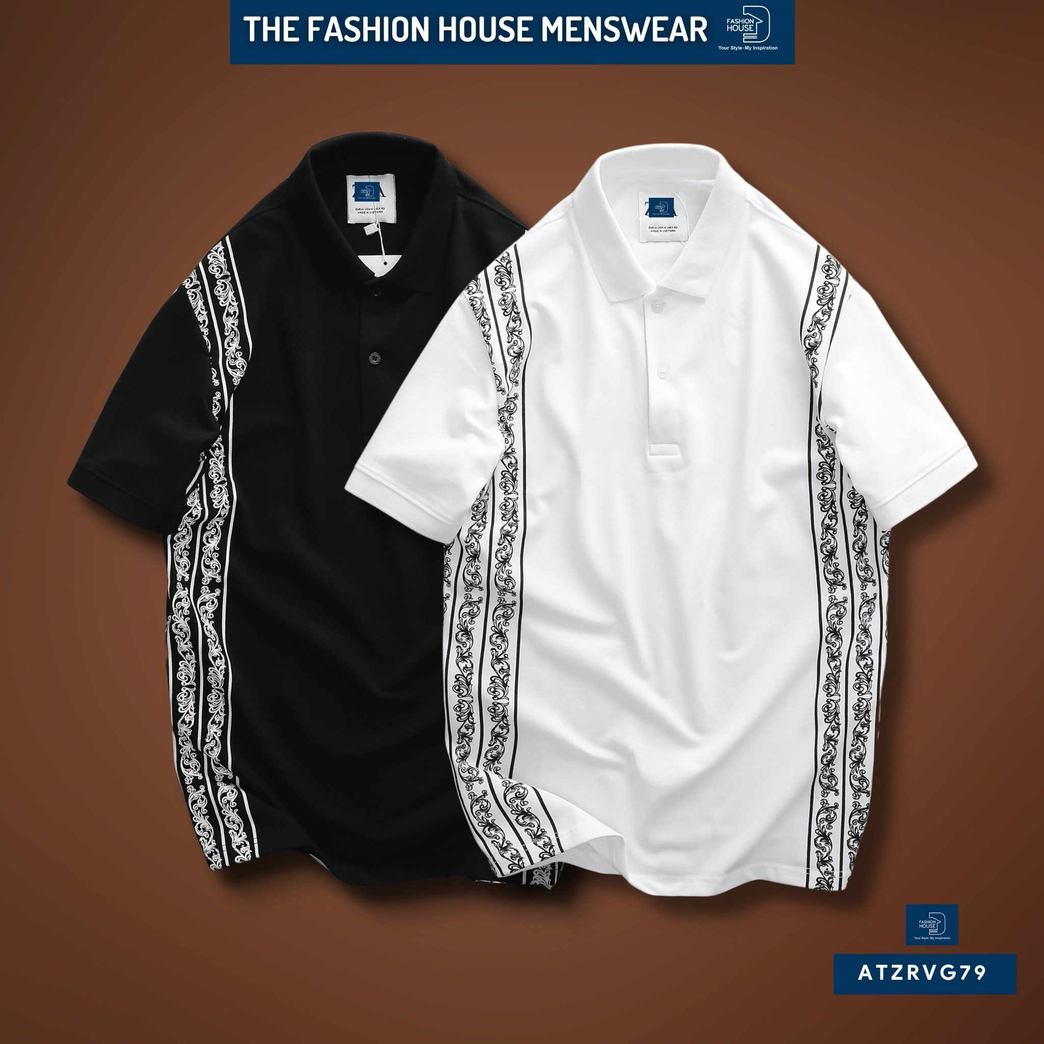 Polo Hoạ Tiết ATZRVG79