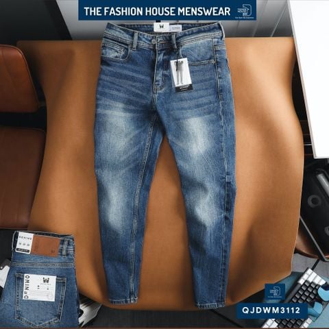 Jean Slim Xanh Gãy QJDWM3112