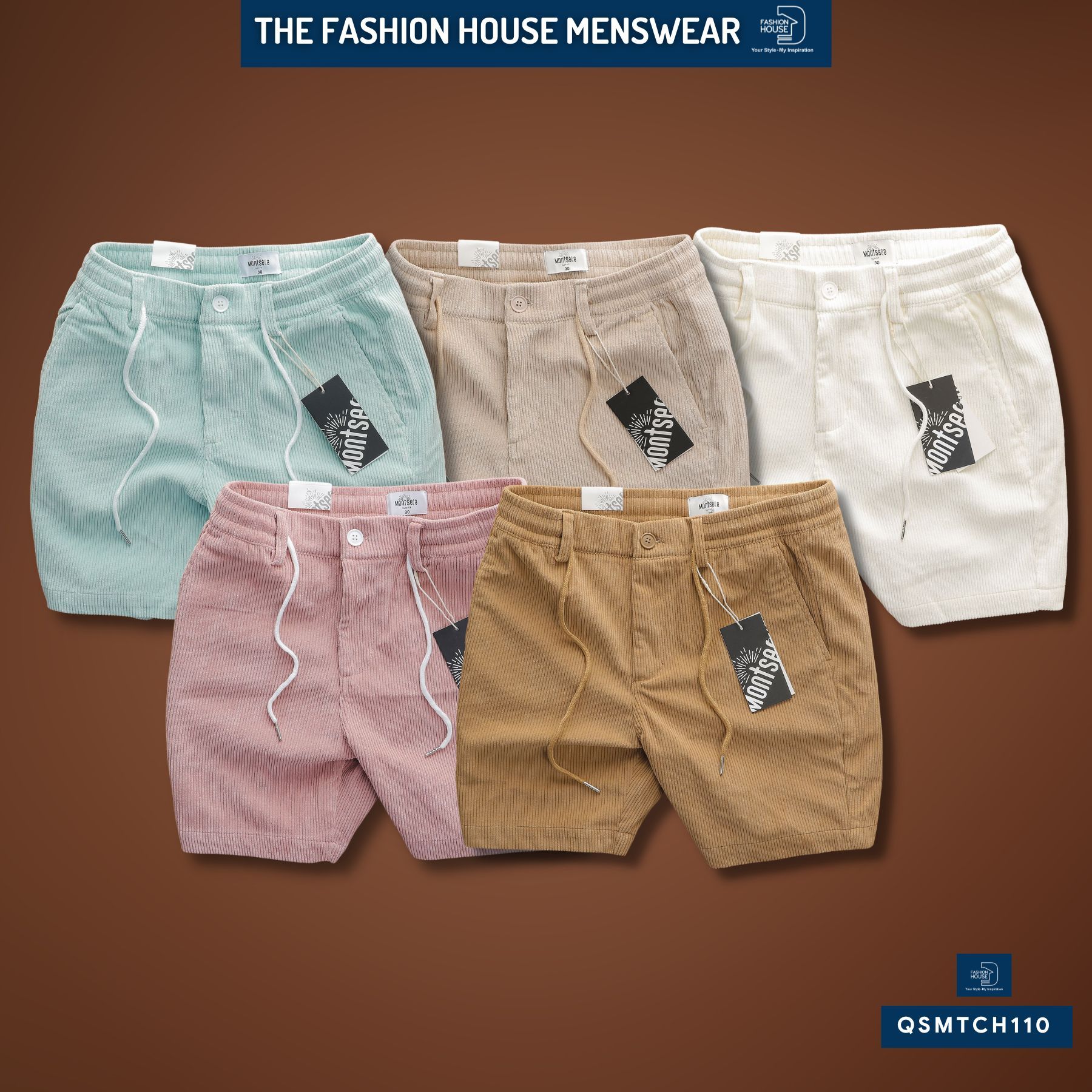 Short Nhung Cotton QSMTCH110