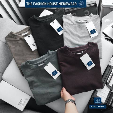  Áo Thun Gân Form Relax ATZR.VG60 