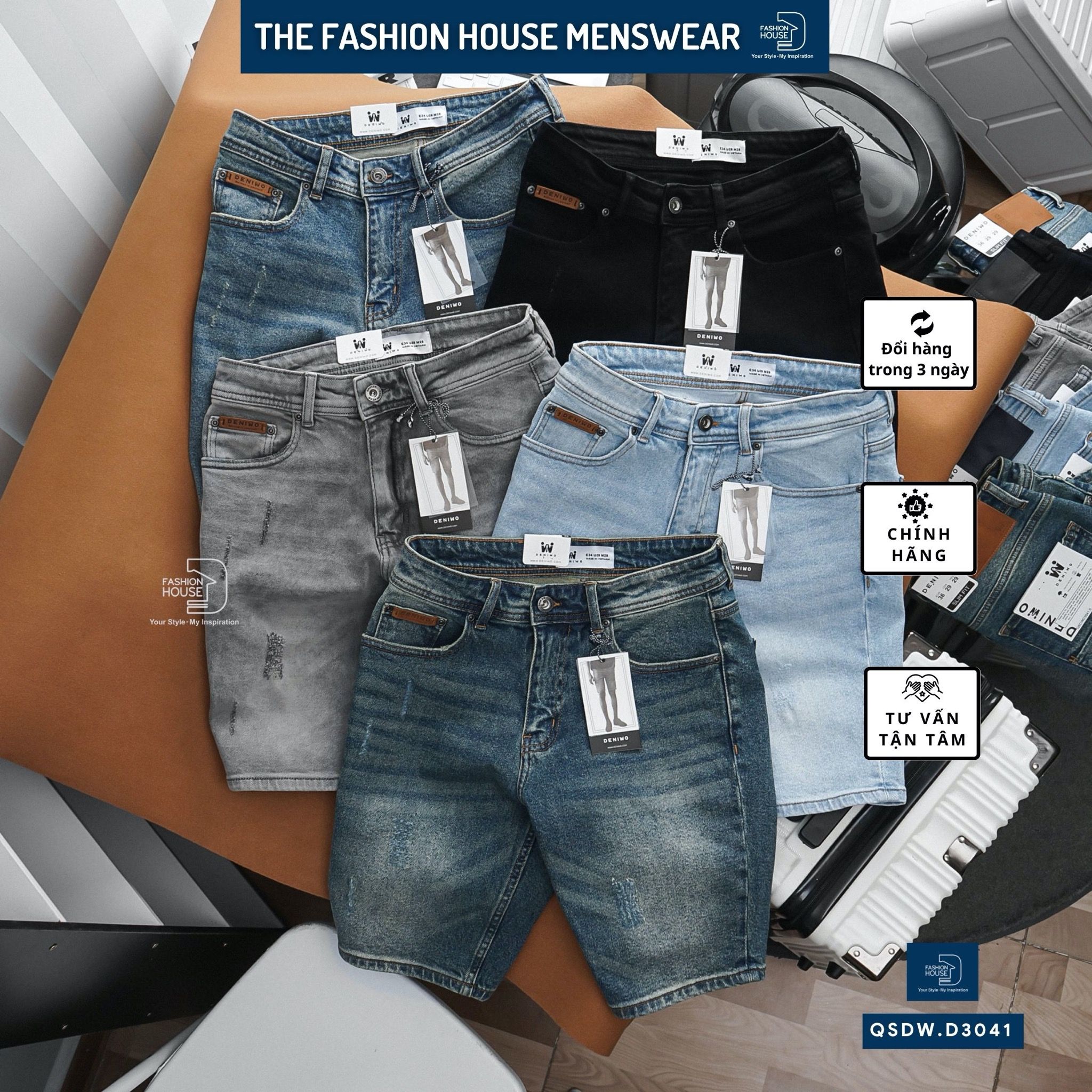 Short Jean Deniwo QSDW.D3041