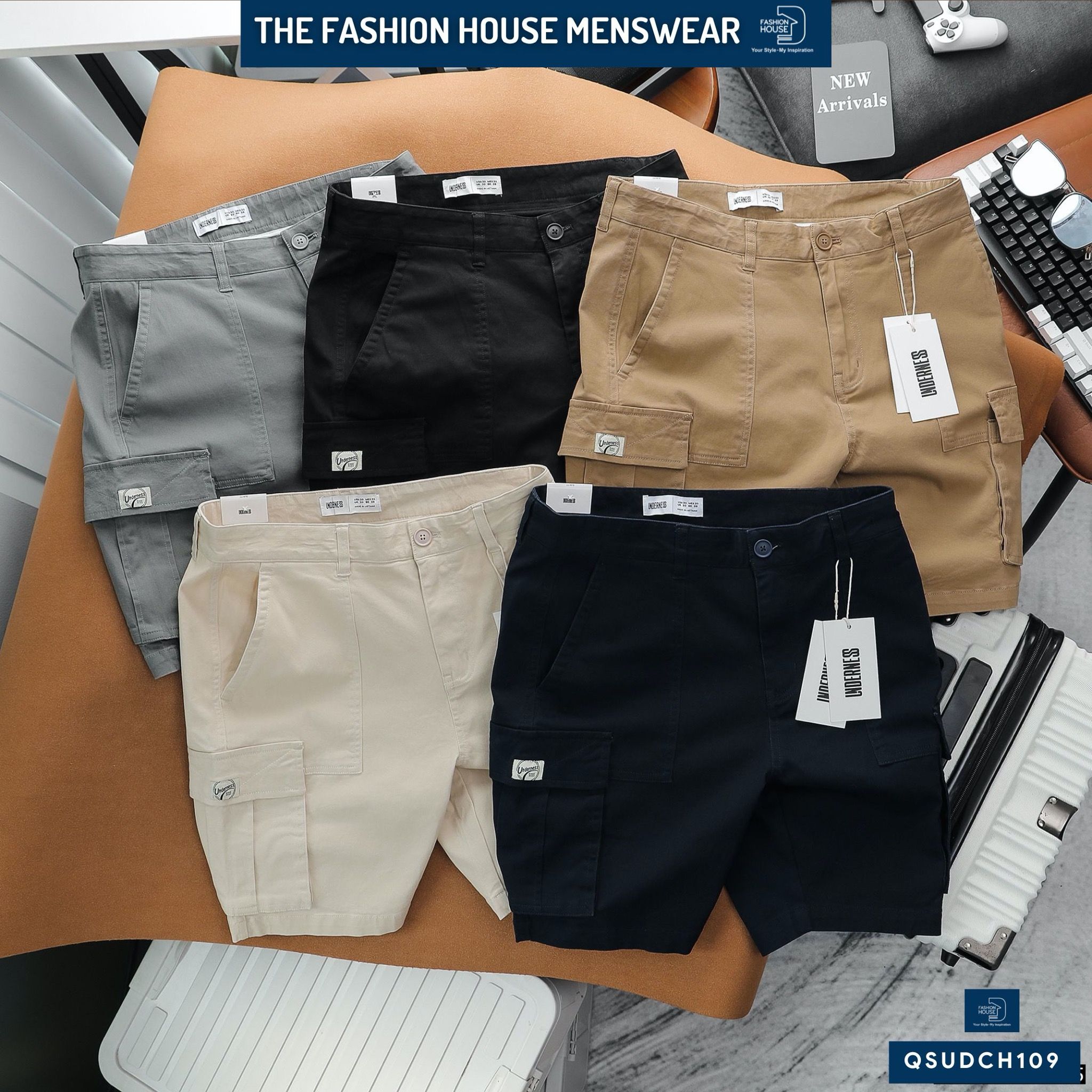 Short Kaki Túi Hộp QSUDCH109