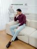 Sơ Mi Dài Tay Caro Dạ Flannel SMDW.M2308