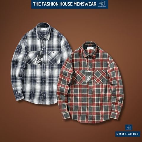  Sơ Mi Dài Tay Caro Flannel SMMT.CH103 