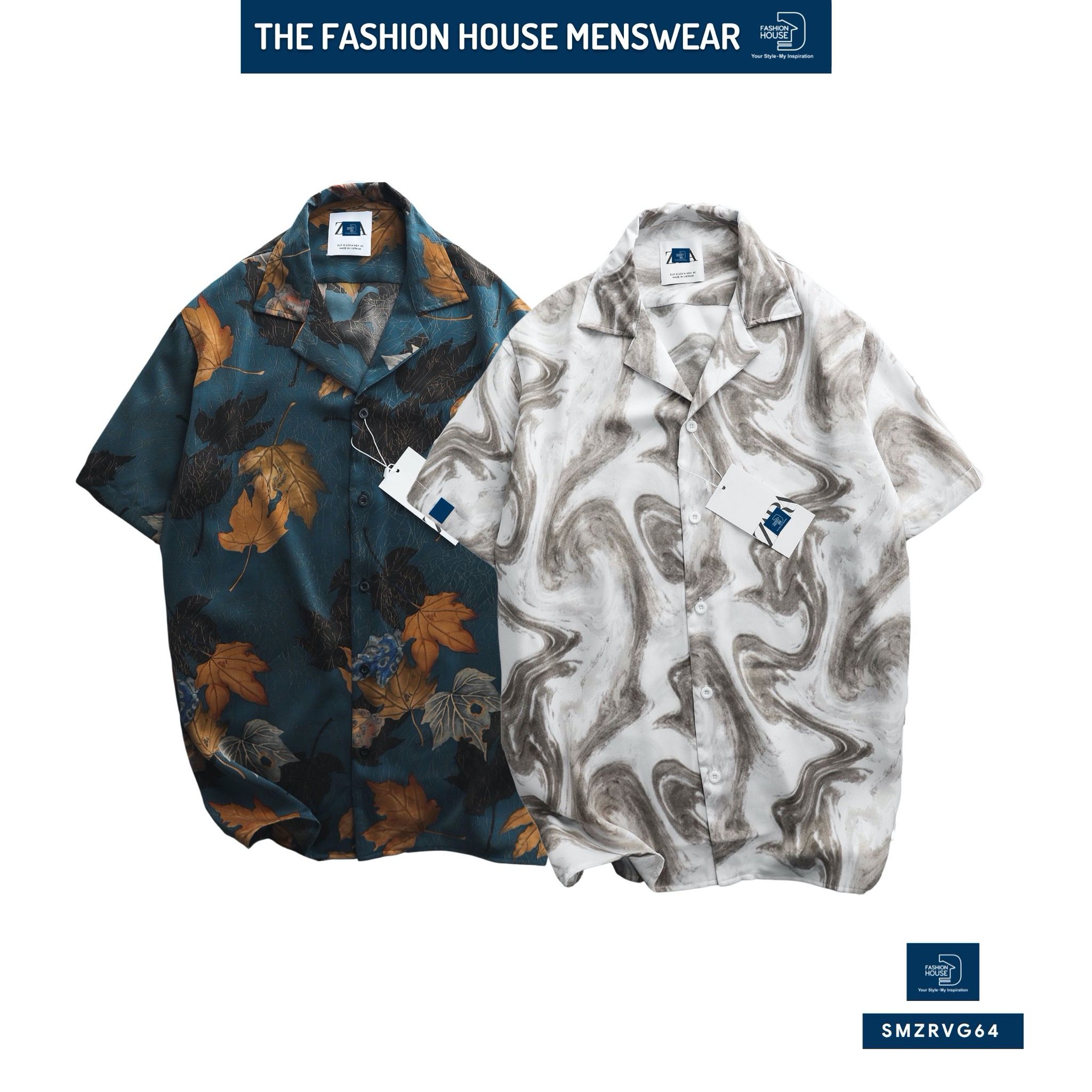 Sơ Mi Tay Ngắn Lụa SMZRVG64