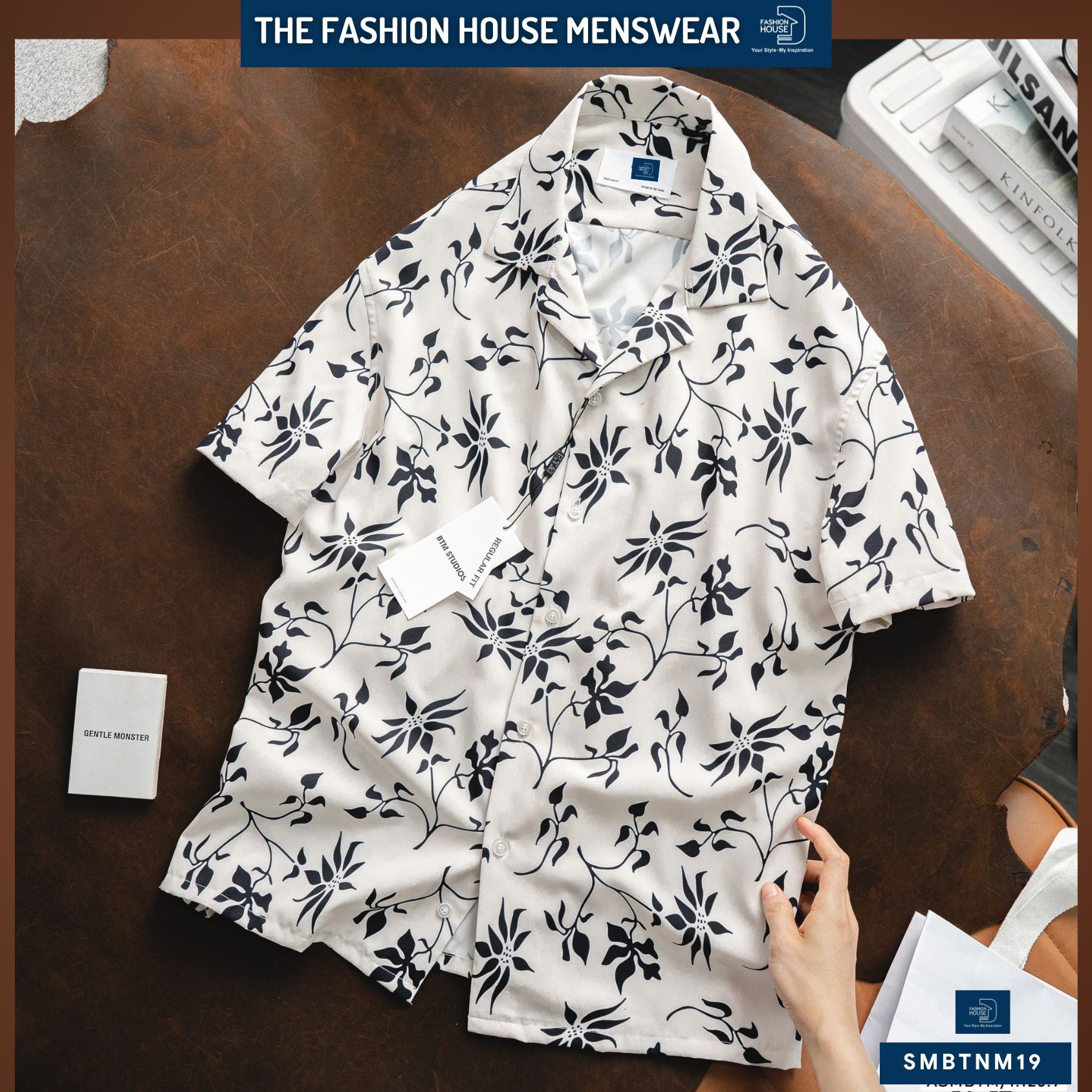 Sơ Mi Ngắn Tay Rayon SMBTNM19
