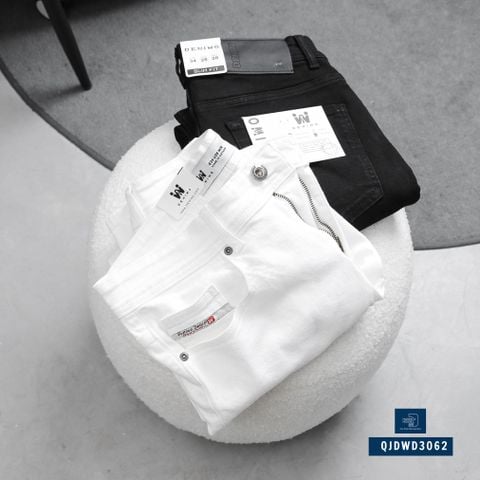  Quần Jean Đen Rách Gối QJDWD3062 