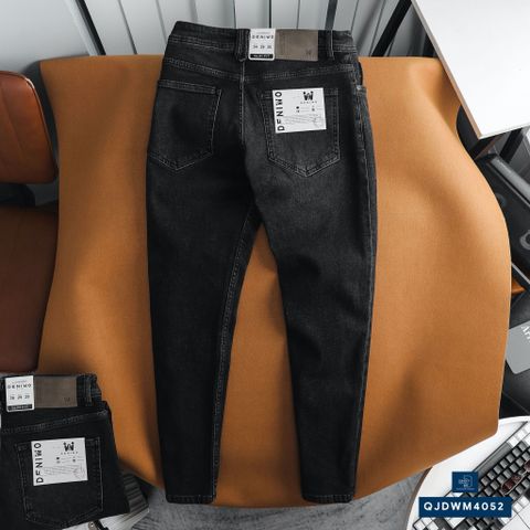  Quần Jean Nam Xám Đậm Slimfit Deniwo QJDWM4052 