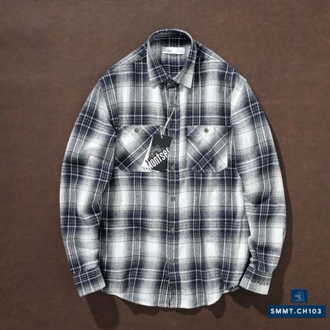  Sơ Mi Dài Tay Caro Flannel SMMT.CH103 