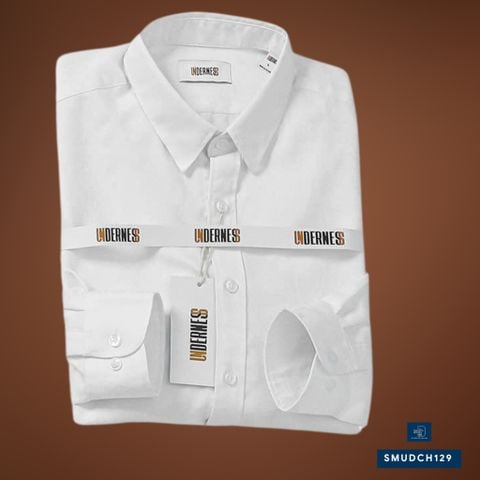  Sơ Mi Trắng3 Cổ Nút Slim SMUDCH130 