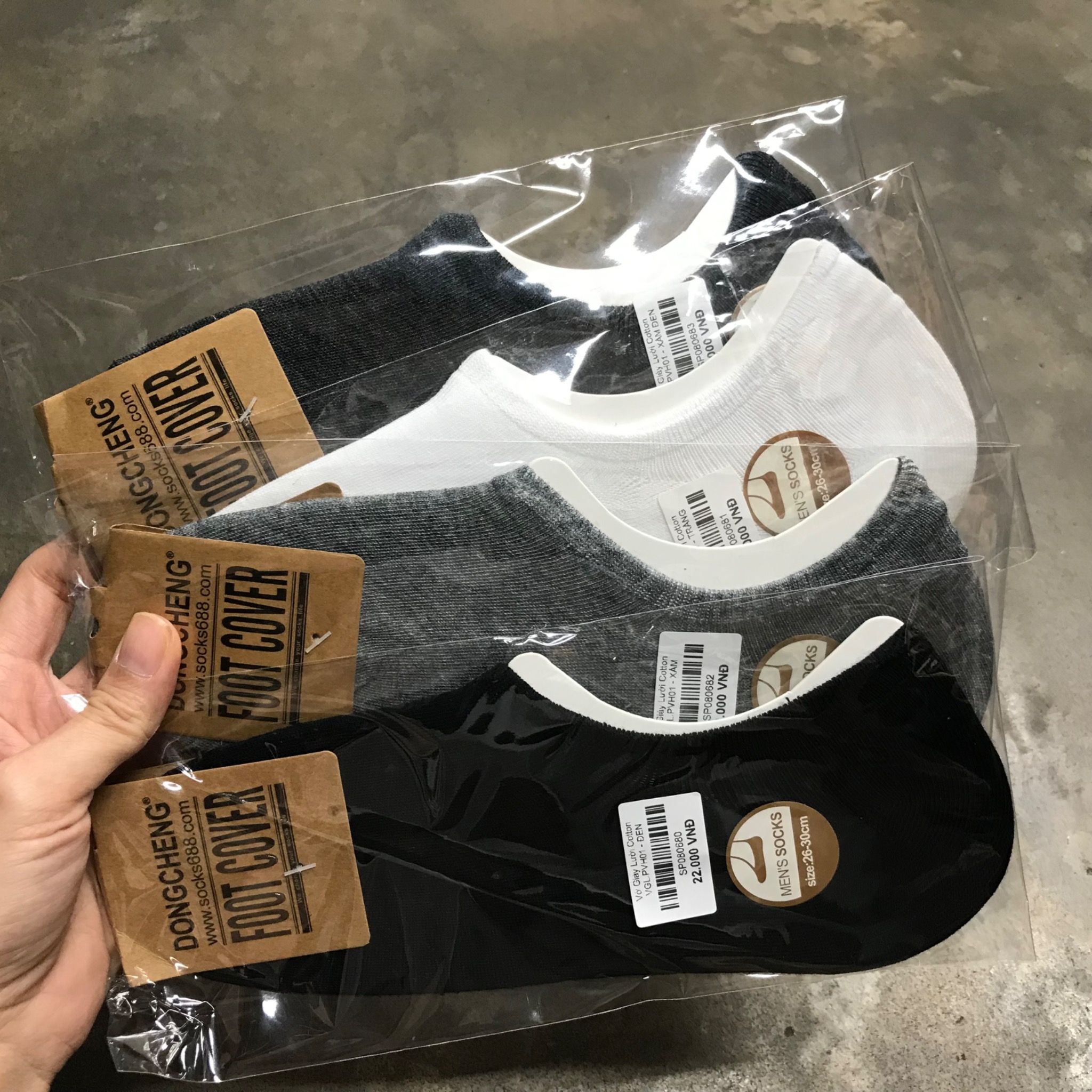 Vớ Giày Lười Cotton VGL.PVH01