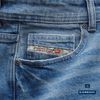 Jean Slim Rách Blue QJDWM4093