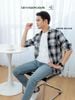 Sơ Mi Dài Tay Caro Dạ Flannel SMDW.M2308