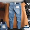 Jean Slim Rách Blue QJDWM4093