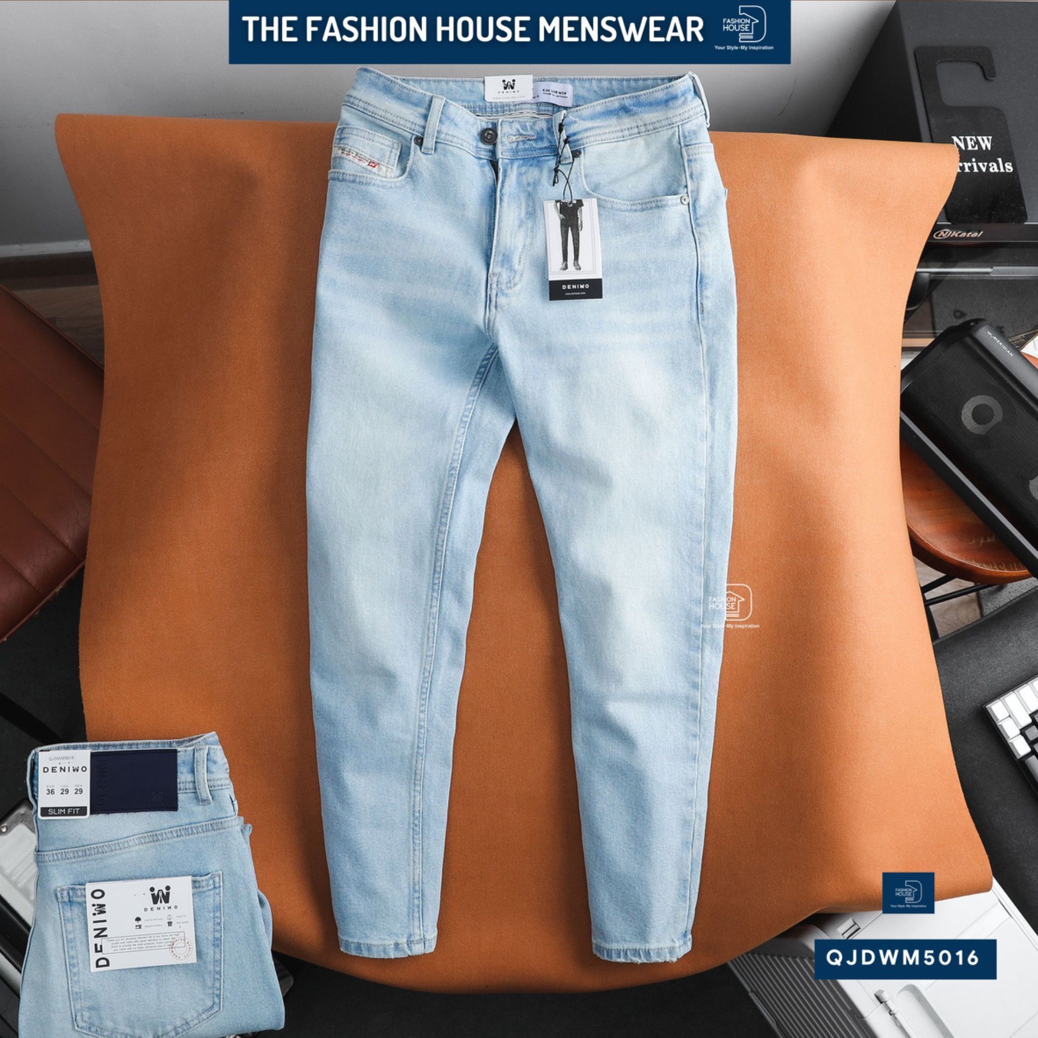 Quần Jean Light Blue QJDWM5016