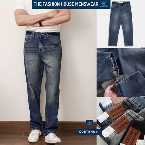 Quần Jean Xuông Indigo QJBTBN011