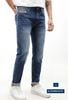 Jean Slim Trơn Dark Blue QJDWM4095