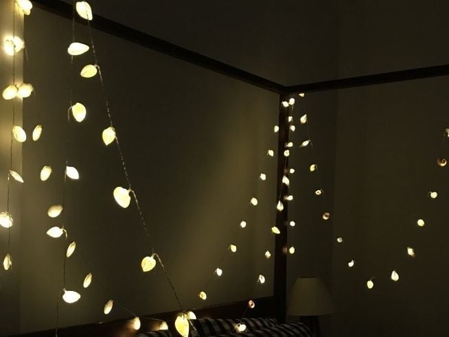  Đèn LED dây nghệ thuật Vỏ Ốc Sò Điệp Trắng 