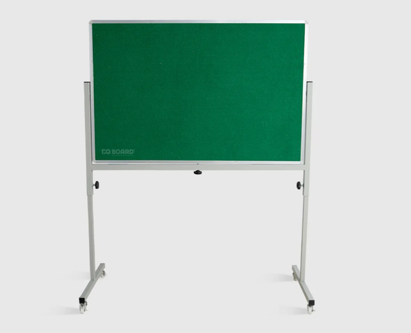  Bảng từ xanh Hàn Quốc di động 2 mặt mầm non từ xanh + nỉ nhám 