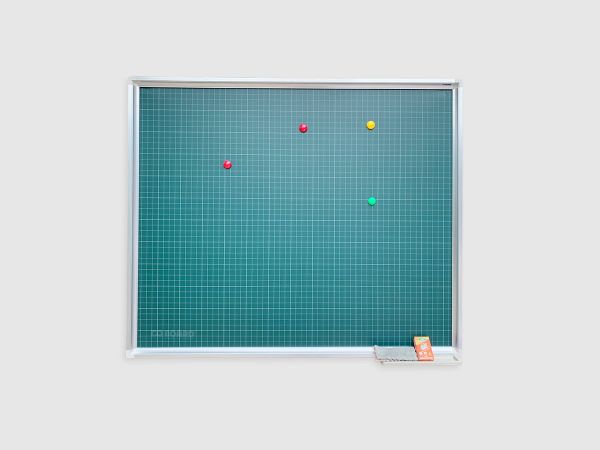  Bảng từ xanh Hàn Quốc khung Phào N16 