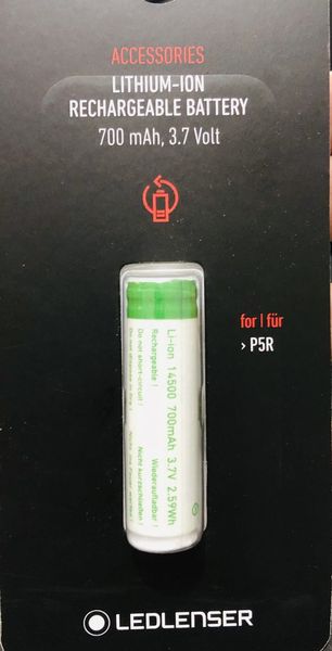  Pin LEDLENSER 14500 3.7V 700mAh 