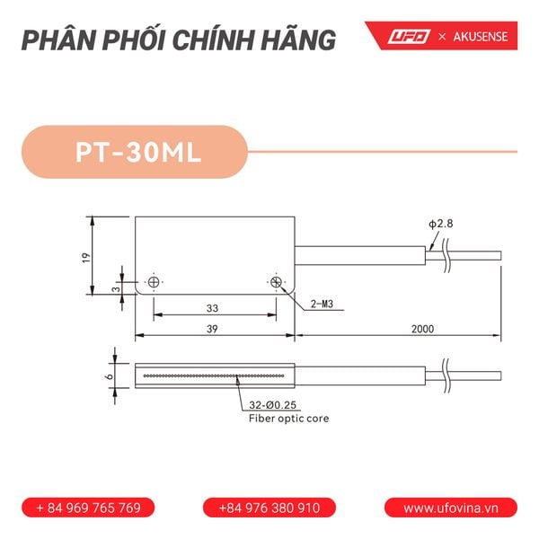  Akusense Array Fiber Component PT-30ML 