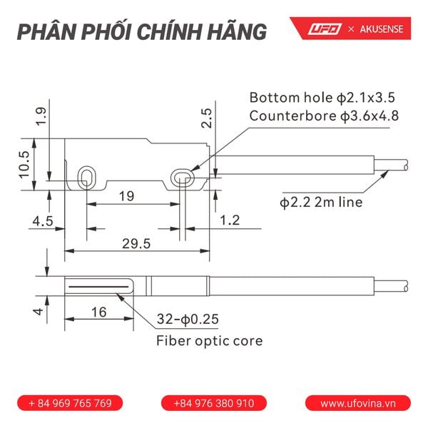  Akusense Array Fiber Component PT-E11M 