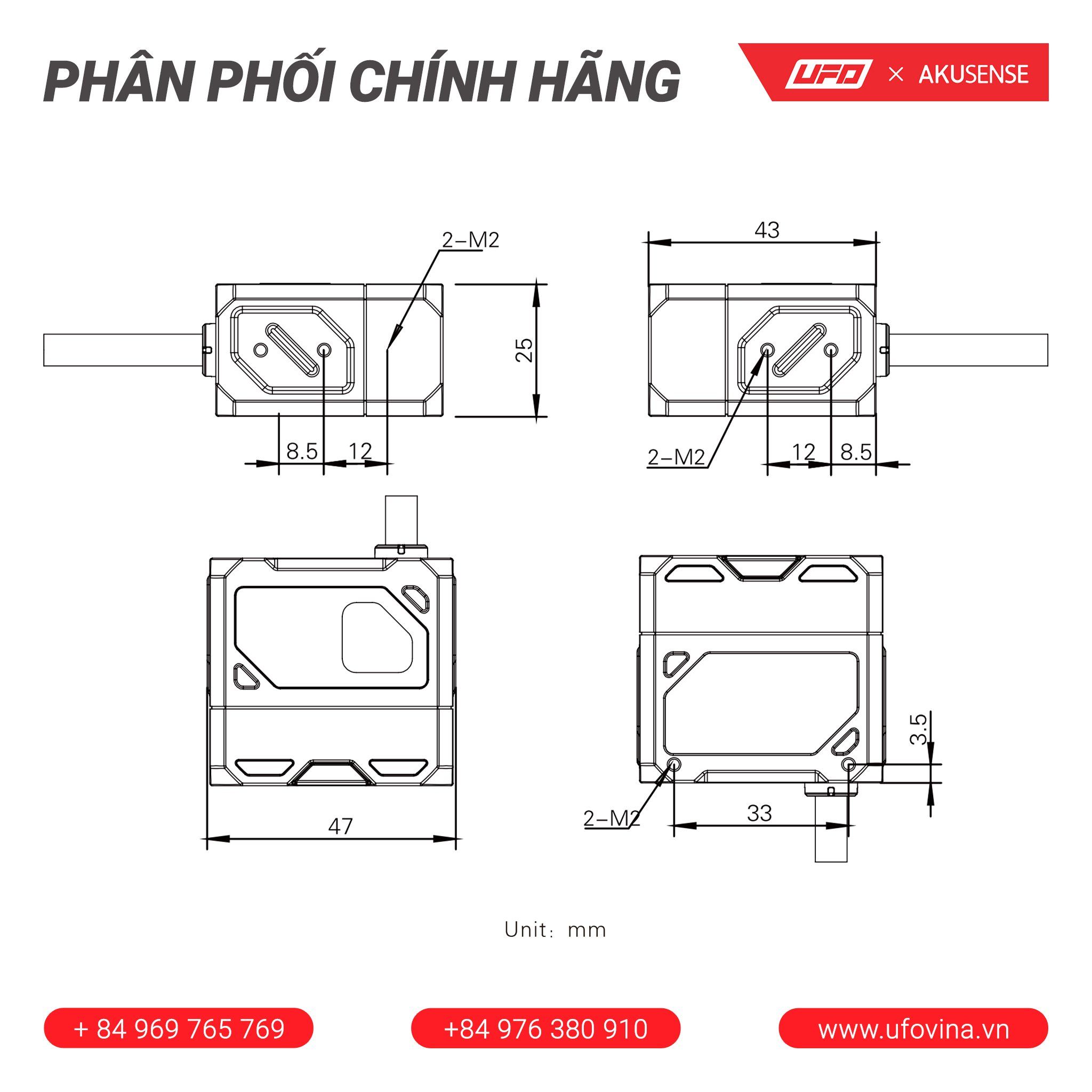  Akusense Code Reader RCD-AI100 - S Series 