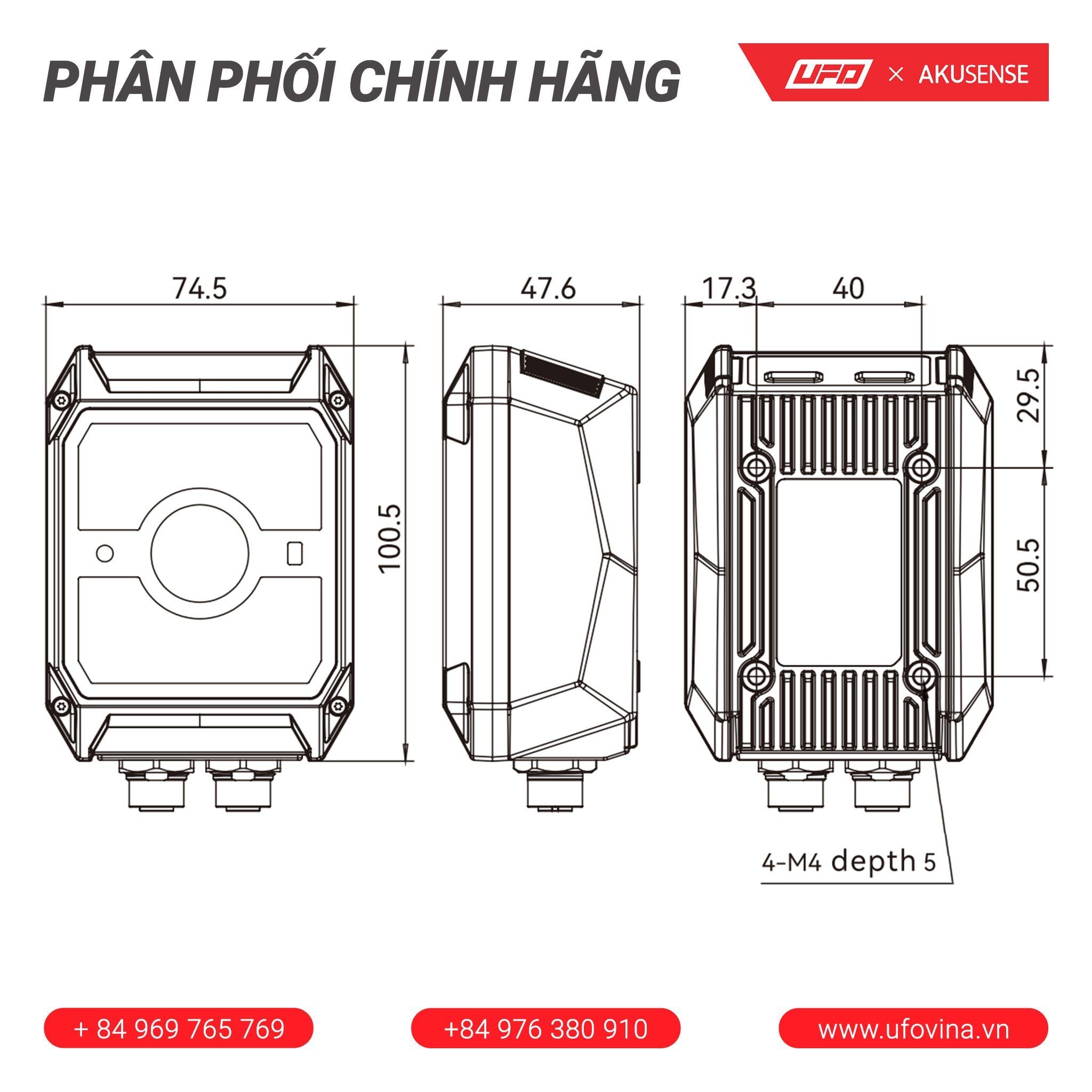  Akusense Code Reader RCD-AI50024-X12R-S 