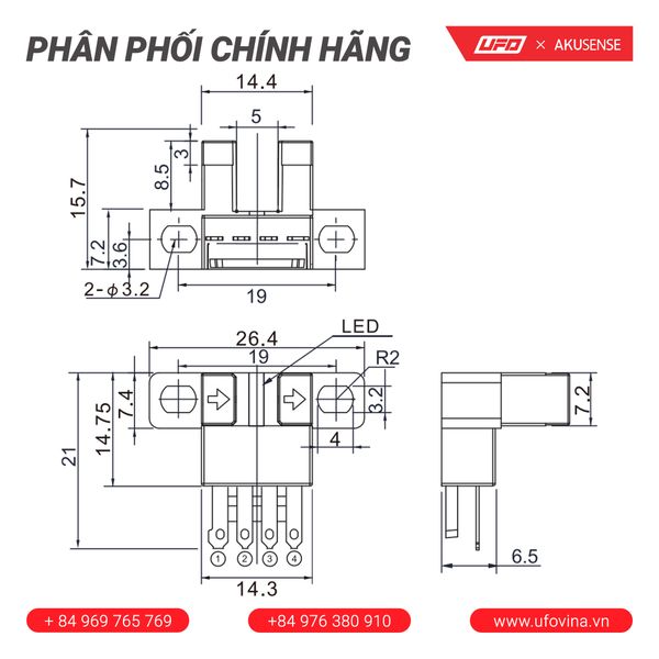 Akusense Slot Sensor SL-305N-E 