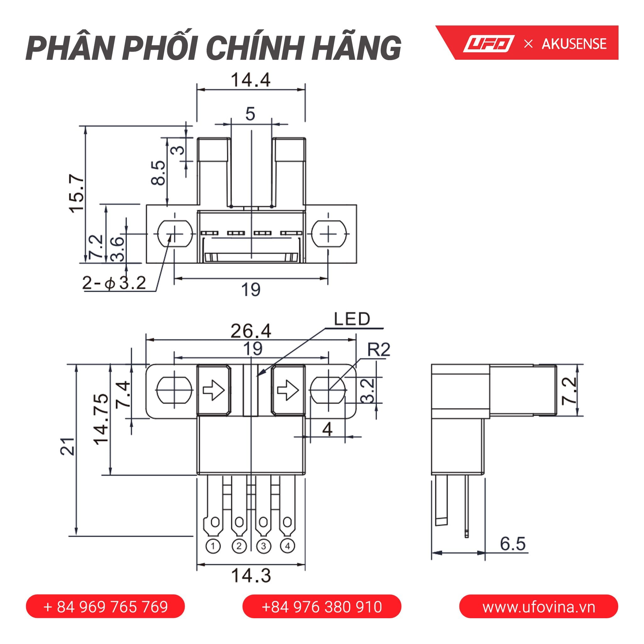  Akusense Slot Sensor SL-305N-E 